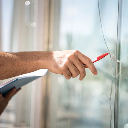 broken glass repair in Boca Raton, FL